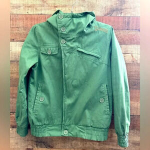 Nikita Army Green Hooded Full Zip Jacket